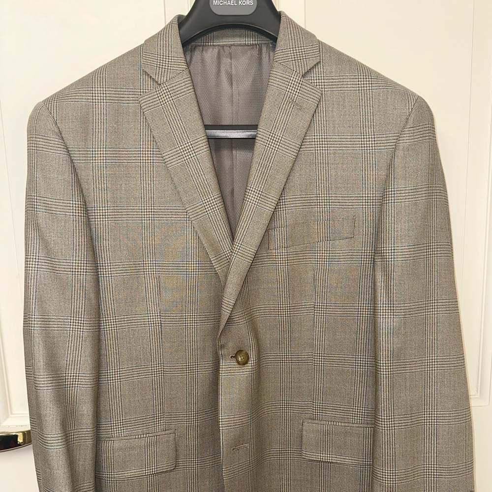 Sports Coat- Tan Plaid Michael Kors